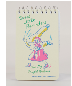 Spiral Notebook 3x5 by Blue Q