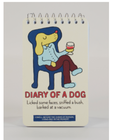 Spiral Notebook 3x5 by Blue Q