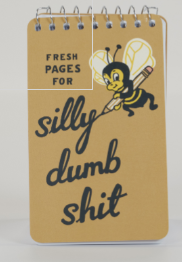 Spiral Notebook 3x5 by Blue Q