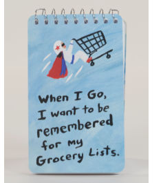 Spiral Notebook 3x5 by Blue Q