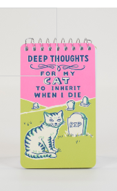 Spiral Notebook 3x5 by Blue Q