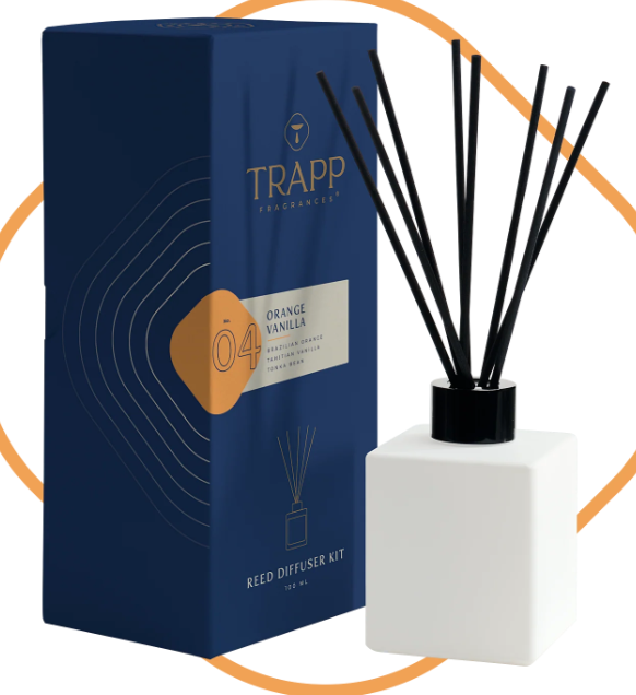No. 04 Orange Vanilla 4 oz. Reed Diffuser Kit