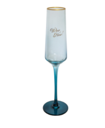 Woo Hoo Champagne Flute