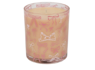 Sweet Grace Pink Bow Candle
