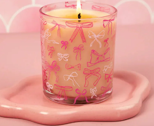 Sweet Grace Pink Bow Candle