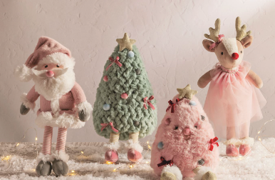 Holiday Plush Pals by Mudpie