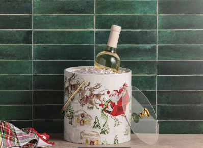 Classic Christmas Ice Bucket