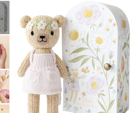Tiny Olivia the honey bear