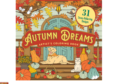 Autumn Dreams Adult Coloring Book