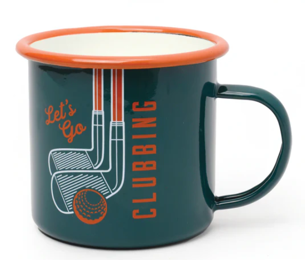 Golf Enamel Mug