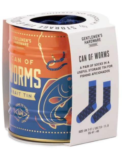 Fishing Socks in a Can