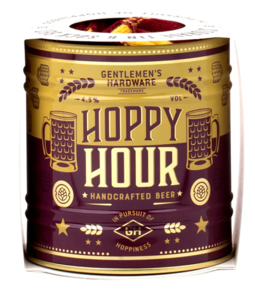 Hoppy Hour Socks in a Can - Beer