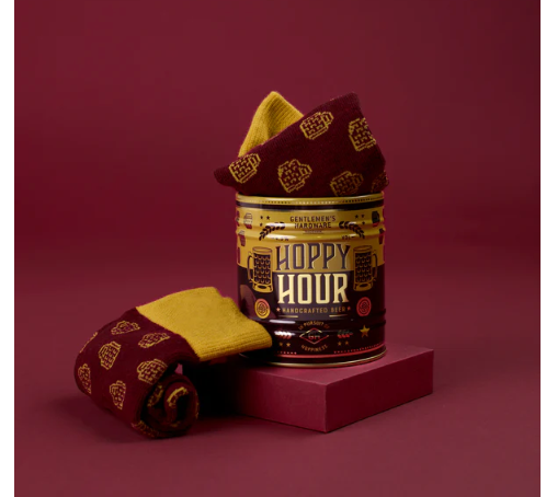 Hoppy Hour Socks in a Can - Beer