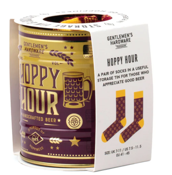 Hoppy Hour Socks in a Can - Beer