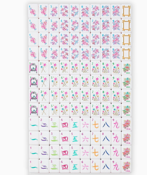 Glitterville Mahjong Tiles