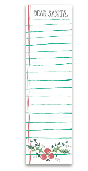 Dear Santa List Pad