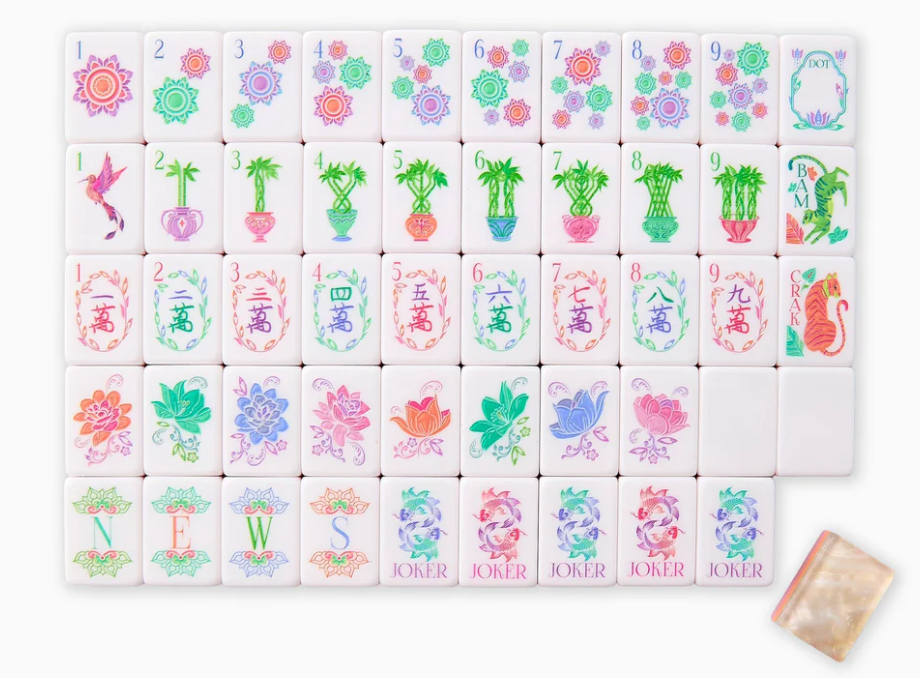 Pearlescent Mahjong Tiles