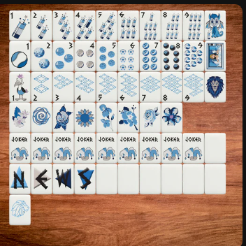 Alpha Delta Pi Mahjong Tiles