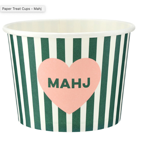 Paper Treat Cup -Mahjong 16pk