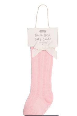 Baby Tall Bow Socks