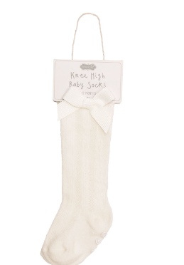 Baby Tall Bow Socks