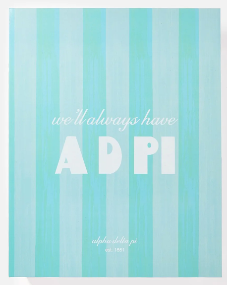 Sorority Keepsake Book Box - ADPI
