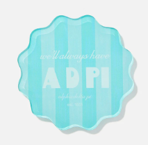 Sorority Coasters - Alpha Delta Pi / Boxed Set Of Four