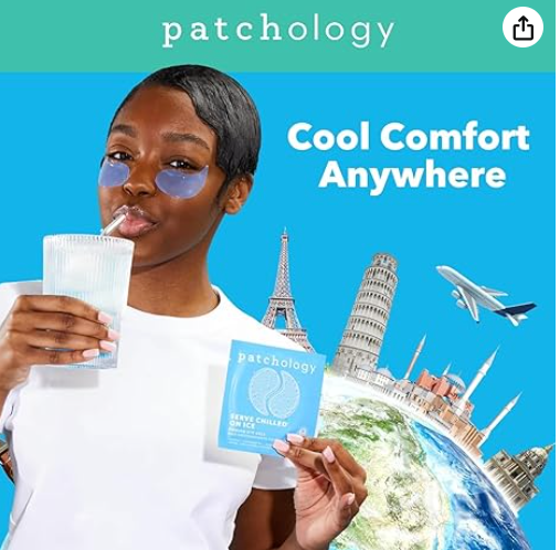 Patchology Iced Cooling Under Eye Mask Patches with Peptides (5 pairs)