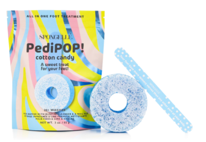 PEDI POP PEDI BUFFER & NAIL FILE - COTTON CANDY 3o