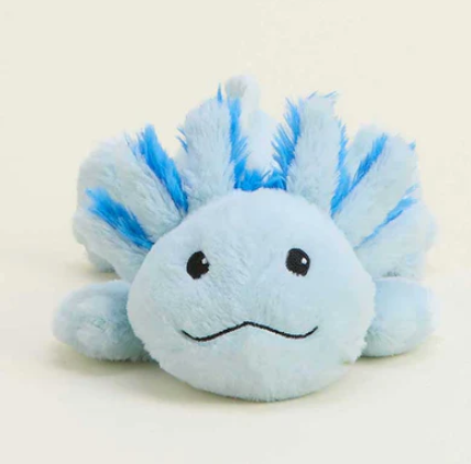 Blue Axolotl Warmies Junior