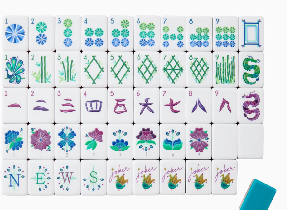 Lagoon Mahjong Tiles