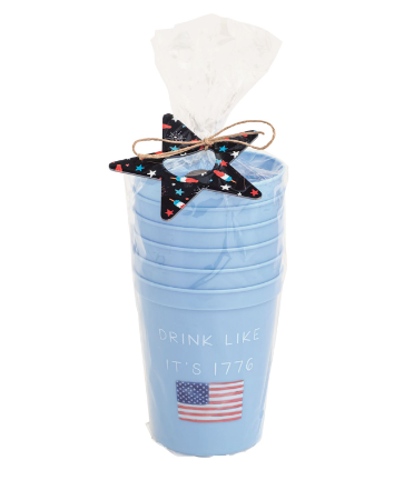 Blue Americana Party Cup Set