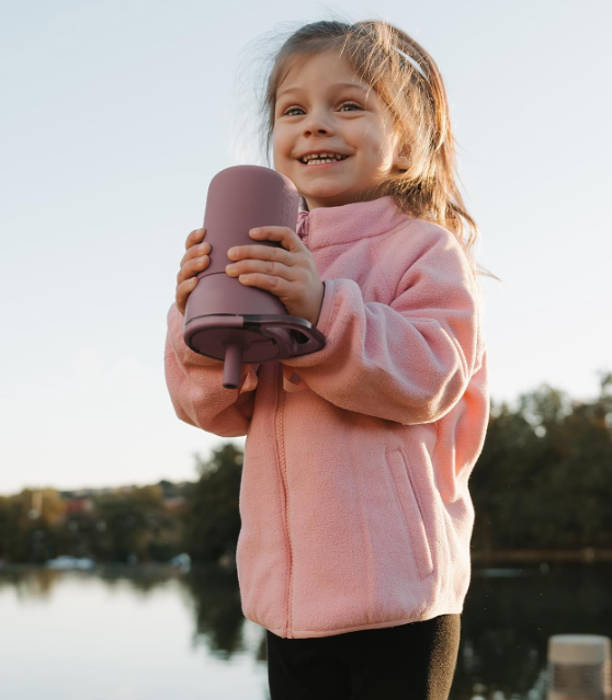 BrüMate Leap 12oz Leakproof Kids Tumbler with Handle and Silicone Soft Straw