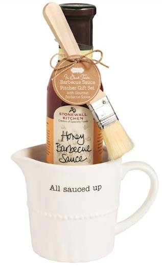 Honey Bbq Sauce Pitcher Gift Set
