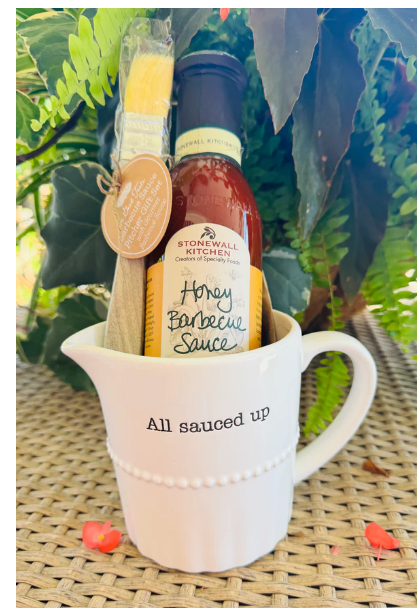 Honey Bbq Sauce Pitcher Gift Set