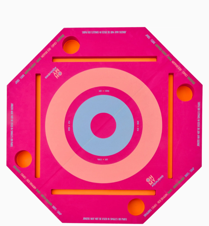 Pink Aqua Jong Pool Mat