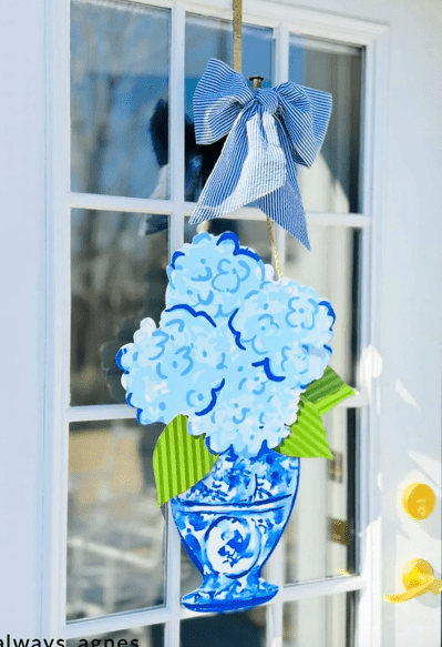 Hydrangea Door Hanger