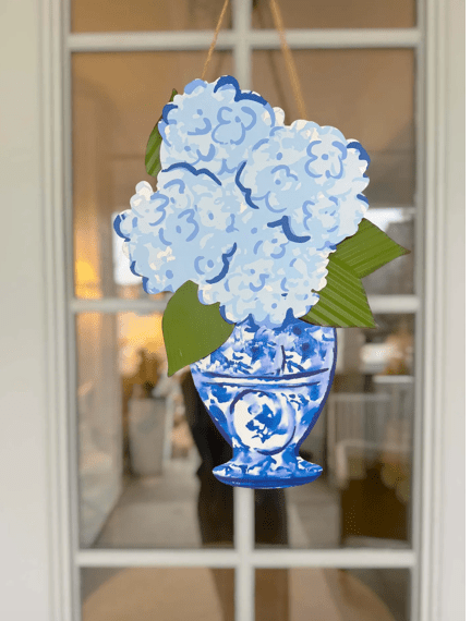Hydrangea Door Hanger
