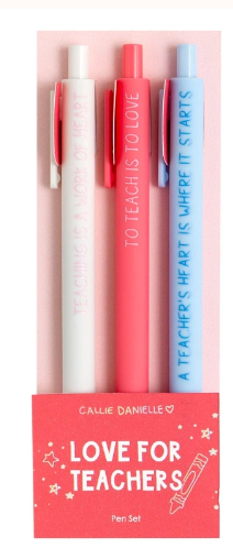 Love for Teachers Pen Set