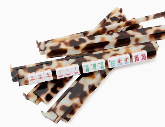 Blond Tortoise Rack and Pusher Set