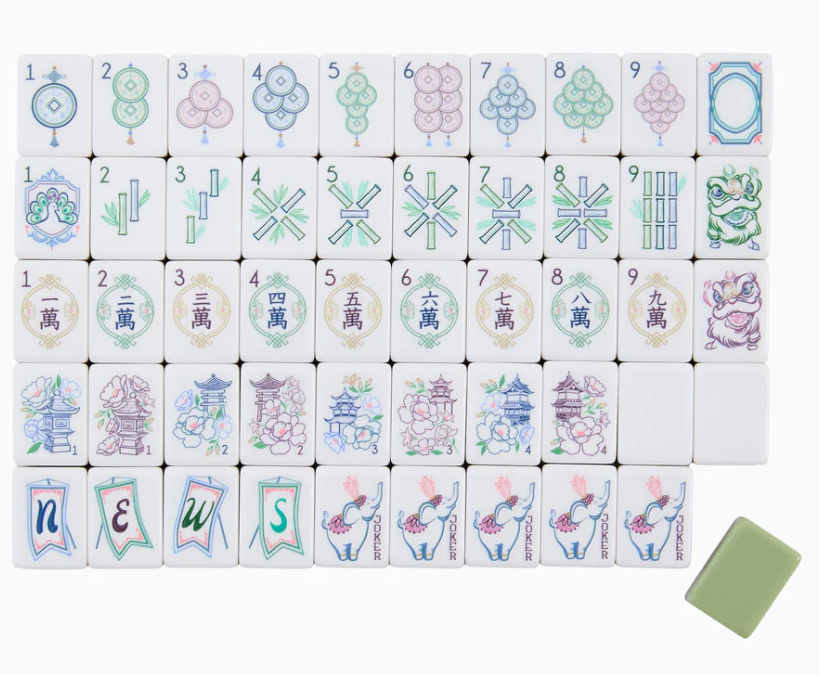 Willow Mahjong Tiles