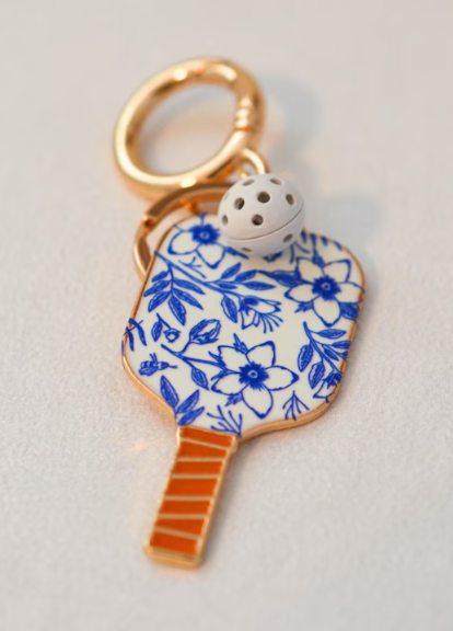 Pickleball Gold Key Chain