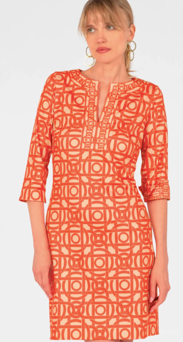 Aubazine Split Neck Dress