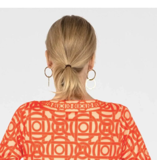 Aubazine Split Neck Dress
