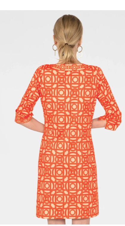 Aubazine Split Neck Dress