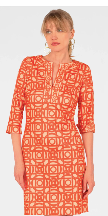 Aubazine Split Neck Dress