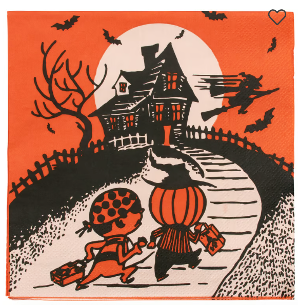 Vintage Halloween Dinner Napkin