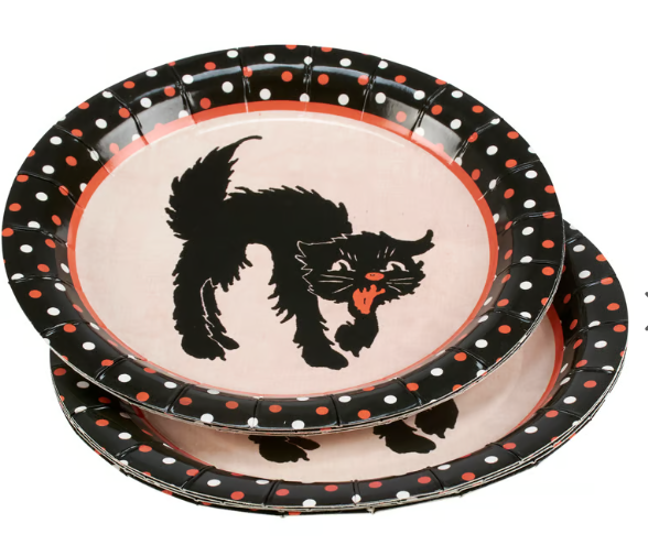Small Vintage Halloween Plates