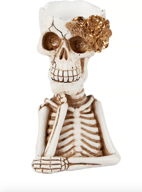 Skeleton Pot Figurine