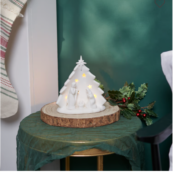 Nativity Candle Holder